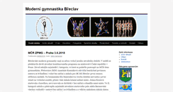 Desktop Screenshot of modernigymnastika.cz